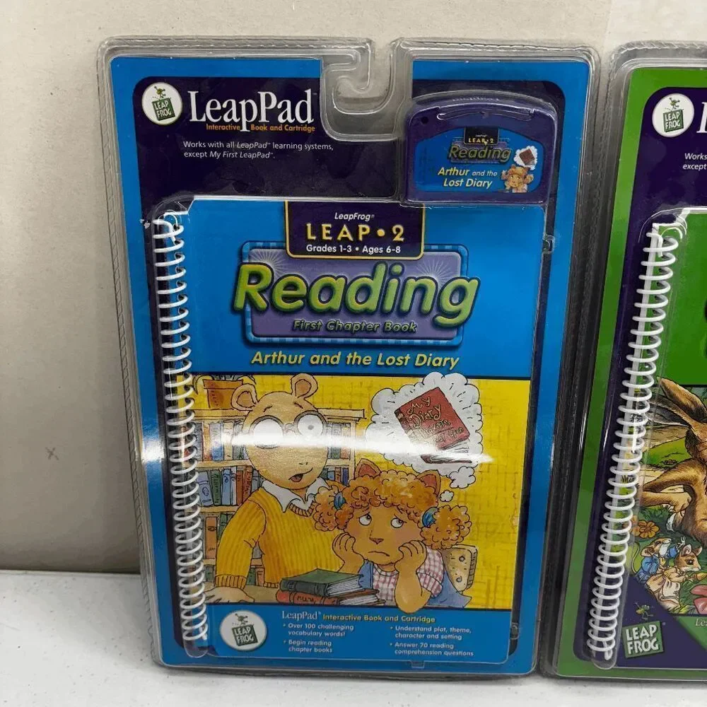 LeapPad Reading Arthur and the Lost‎ Diary & Favorite Fairy Tales New Sealed!